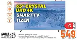 Ipercoop SAMSUNG TV LED 65" UHD 4K UE65U7000FUXZT offerta