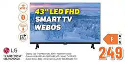 Ipercoop LG TV LED FHD 43" 43LR60006LA offerta