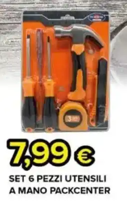 Oasi Set 6 pezzi utensili a mano packcenter offerta