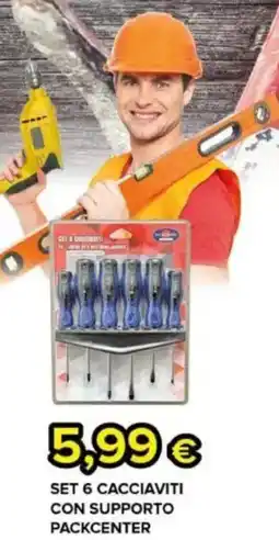 Oasi Set 6 cacciaviti con supporto packcenter offerta