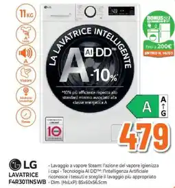 Ipercoop LG LAVATRICE F4R3011NSWB offerta