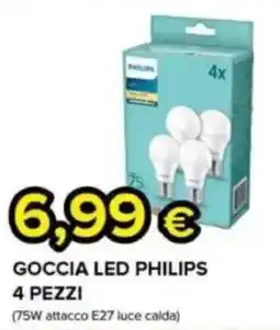 Oasi Goccia led philips 4 pezzi offerta