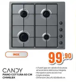 Ipercoop CANDY PIANO COTTURA CHW6LBX offerta