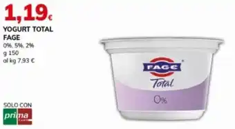 Yogurt total FAGE
