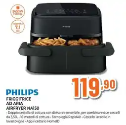 Ipercoop PHILIPS FRIGGITRICE AD ARIA AIRFRYER NA150 offerta