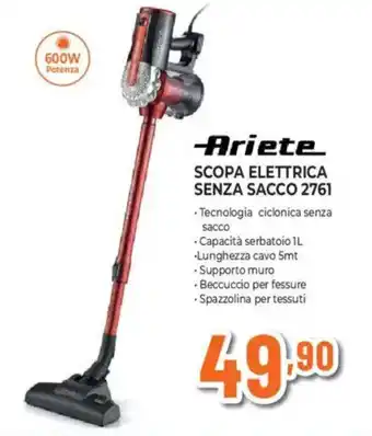 Ariete SCOPA ELETTRICA SENZA SACCO 2761