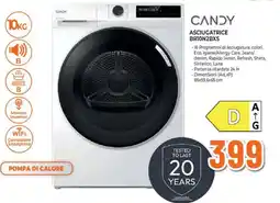 Ipercoop CANDY ASCIUGATRICE BRION2BXS offerta