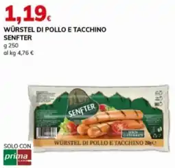 Basko Würstel di pollo e tacchino SENFTER offerta
