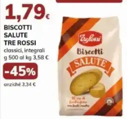 Basko Biscotti salute TRE ROSSI offerta