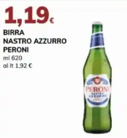 Basko Birra nastro azzurro PERONI offerta