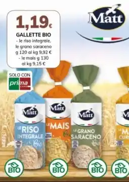 Basko Gallette bio Matt offerta