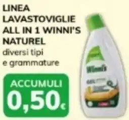 Basko Linea lavastoviglie all in 1 winni's naturel offerta