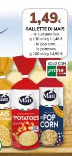 Basko Gallette di mais Matt offerta