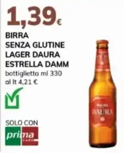 Basko Birra senza glutine lager daura estrella damm offerta