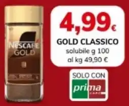 Basko Nescafe gold classico solubile offerta