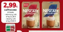 Basko Cappuccino 10 buste cappuccino decaf offerta