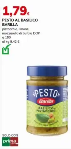 Basko Pesto al basilico BARILLA offerta