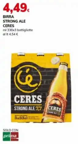 Basko Birra strong ale CERES offerta