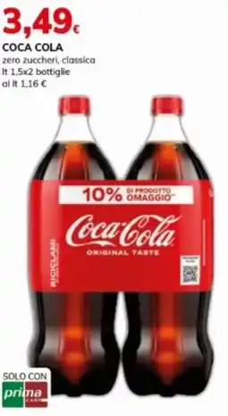 Basko COCA COLA zero zuccheri, classica offerta