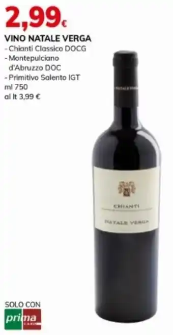 Basko Vino NATALE VERGA offerta