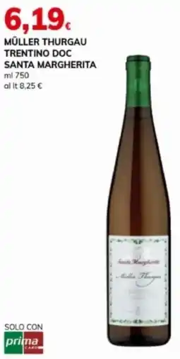 Basko Müller thurgau trentino doc SANTA MARGHERITA offerta