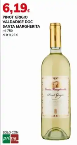 Basko Pinot grigio valdadige doc SANTA MARGHERITA offerta