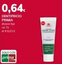 Basko Dentifricio PRIMIA offerta