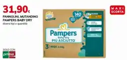 Basko Pannolini, mutandino PAMPERS BABY DRY offerta