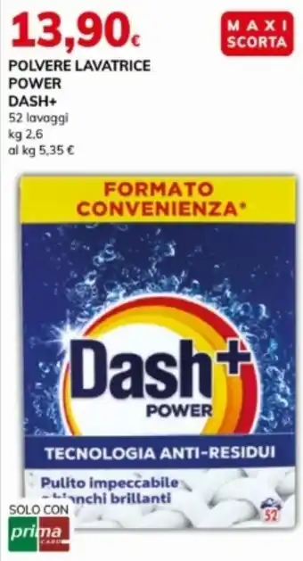 Basko Polvere lavatrice power DASH+ offerta