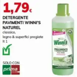 Basko Detergente pavimenti WINNI'S NATUREL offerta