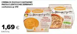 Tigre Crema di zucca e castagne/ pasta e lenticchie ZERBINATI offerta