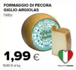 Tigre Formaggio di pecora GIGLIO ARGIOLAS offerta