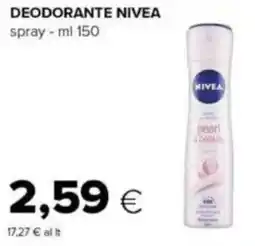 Tigre Deodorante nivea spray offerta