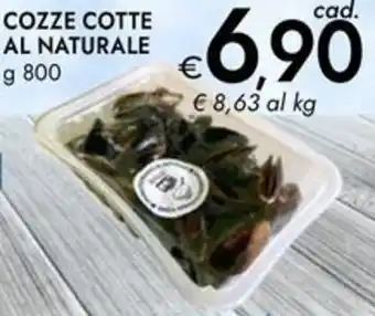 Bennet Cozze cotte al naturale offerta