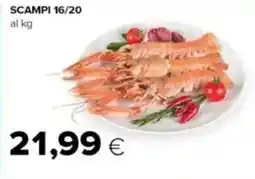 Tigre Scampi 16/20 offerta