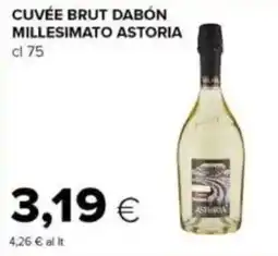 Tigre Cuvée brut dabón millesimato astoria offerta