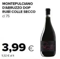 Tigre Montepulciano d'abruzzo dop rubì colle secco offerta