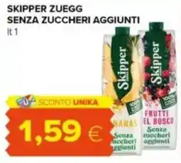 Tigre Skipper zuegg senza zuccheri aggiunti offerta