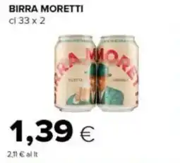 Tigre Birra MORETTI offerta