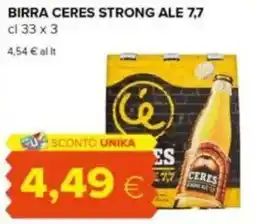 Tigre Birra ceres strong ale 7,7 offerta