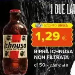 Tigre Birra ichnusa non filtrata offerta