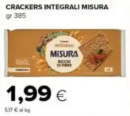 Tigre Crackers integrali MISURA offerta