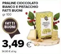 Tigre Praline cioccolato bianco e pistacchio FATTI BUONI offerta