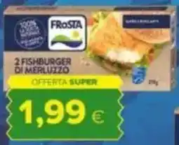 Tigre Fishburger di merluzzo FROSTA offerta