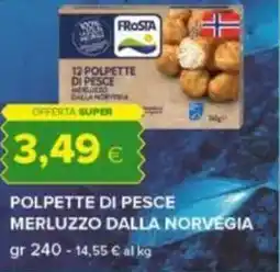 Tigre Frosta polpette di pesce merluzzo dalla norvegia offerta