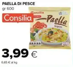 Tigre Paella di pesce Consilia offerta