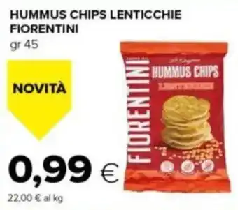 Tigre Hummus chips lenticchie FIORENTINI offerta