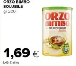 Tigre Orzo bimbo solubile offerta