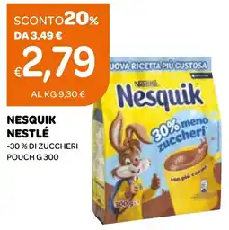 Ekom Nesquik nestlé -30% di zuccheri pouch offerta