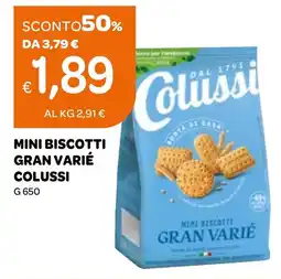 Ekom Mini biscotti gran varié COLUSSI offerta